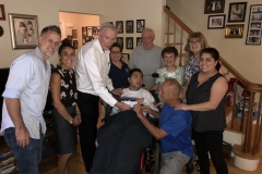 Rotarians with Brandon Higgins