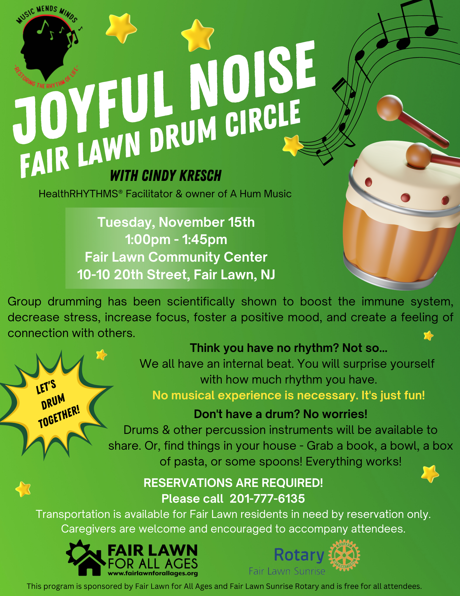 Fair Lawn Sunrise Rotary Service Above Self